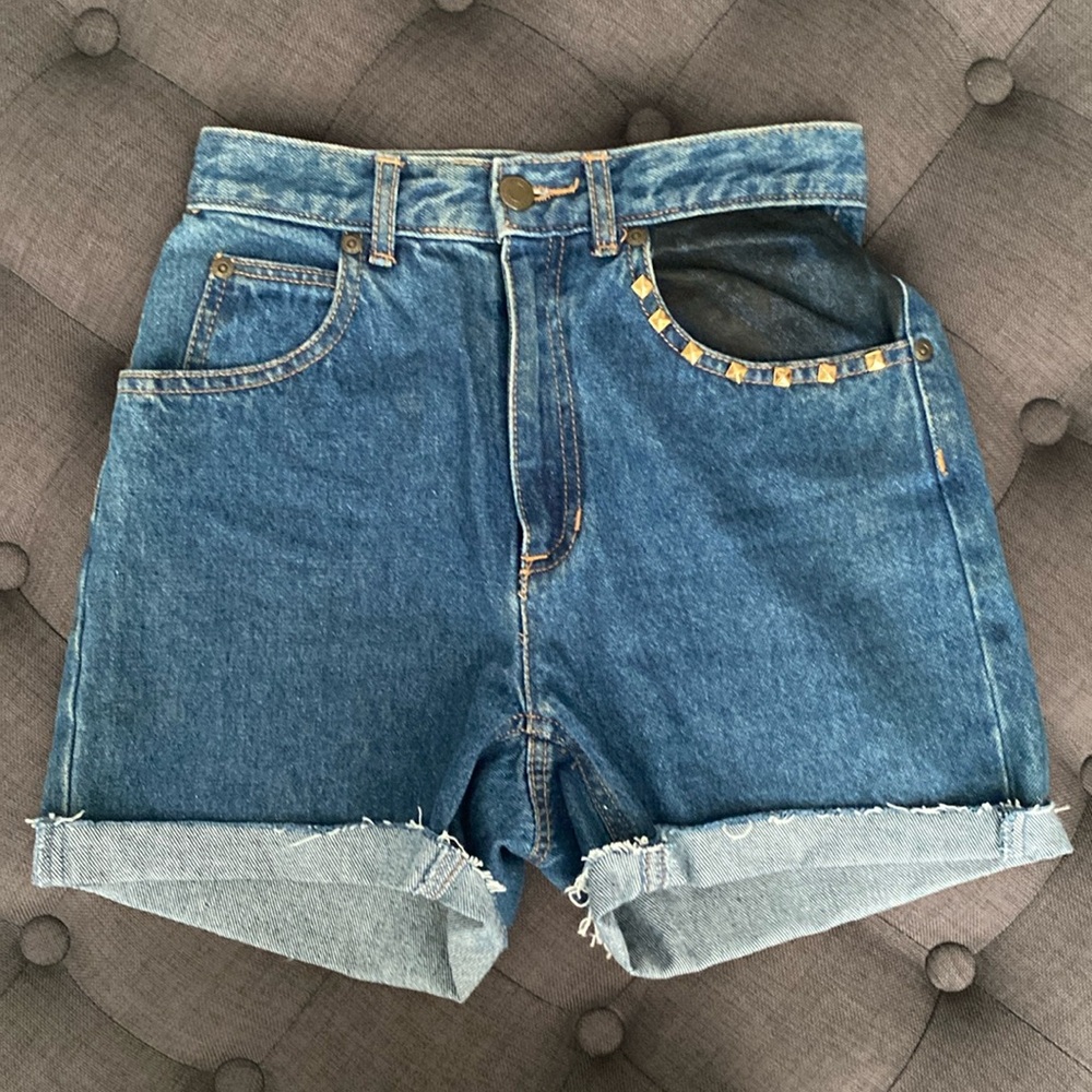 Vintage Liz Claiborne Denim shorts Reworked Size OP